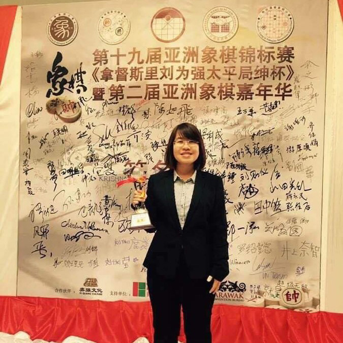 học viên tiếng Trung Giao Tiếp SHZ - Nguyễn Hoàng Yến Kiện Tướng Cờ Tướng